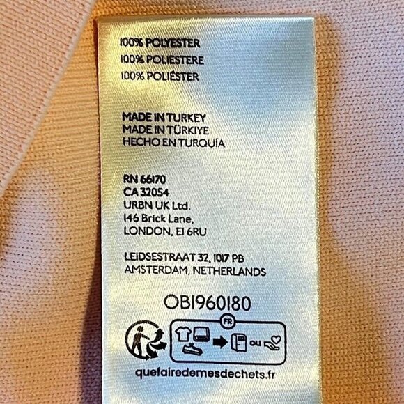 Maeve Anthropologie Scalloped Twofer Short Sleeve Sweater Tee Boxy Feminine L - Picture 9 of 9